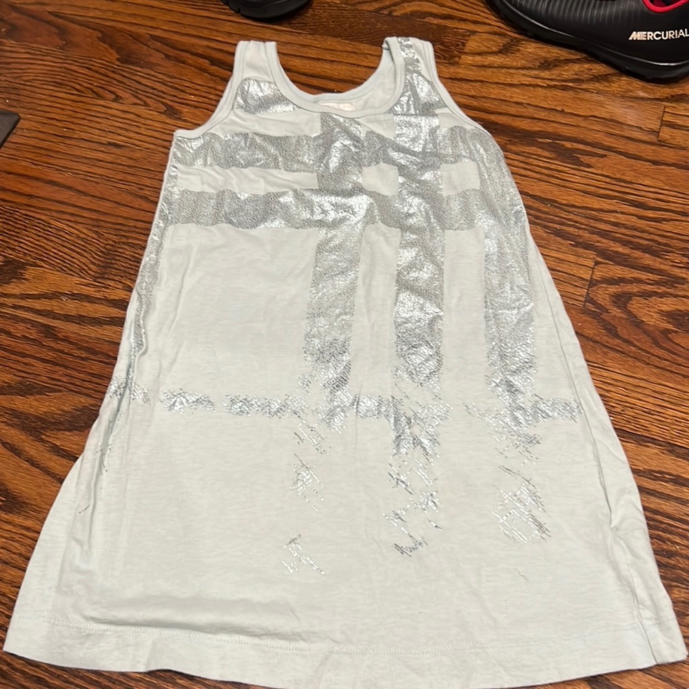 Burberry children’s metallic tank dress size 8 gently used